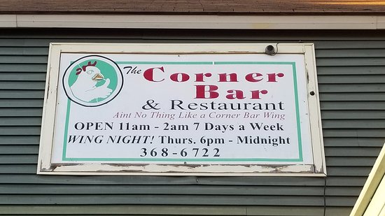 Corner Bar & Restaurant Exterior on 40-42 Mechanic St